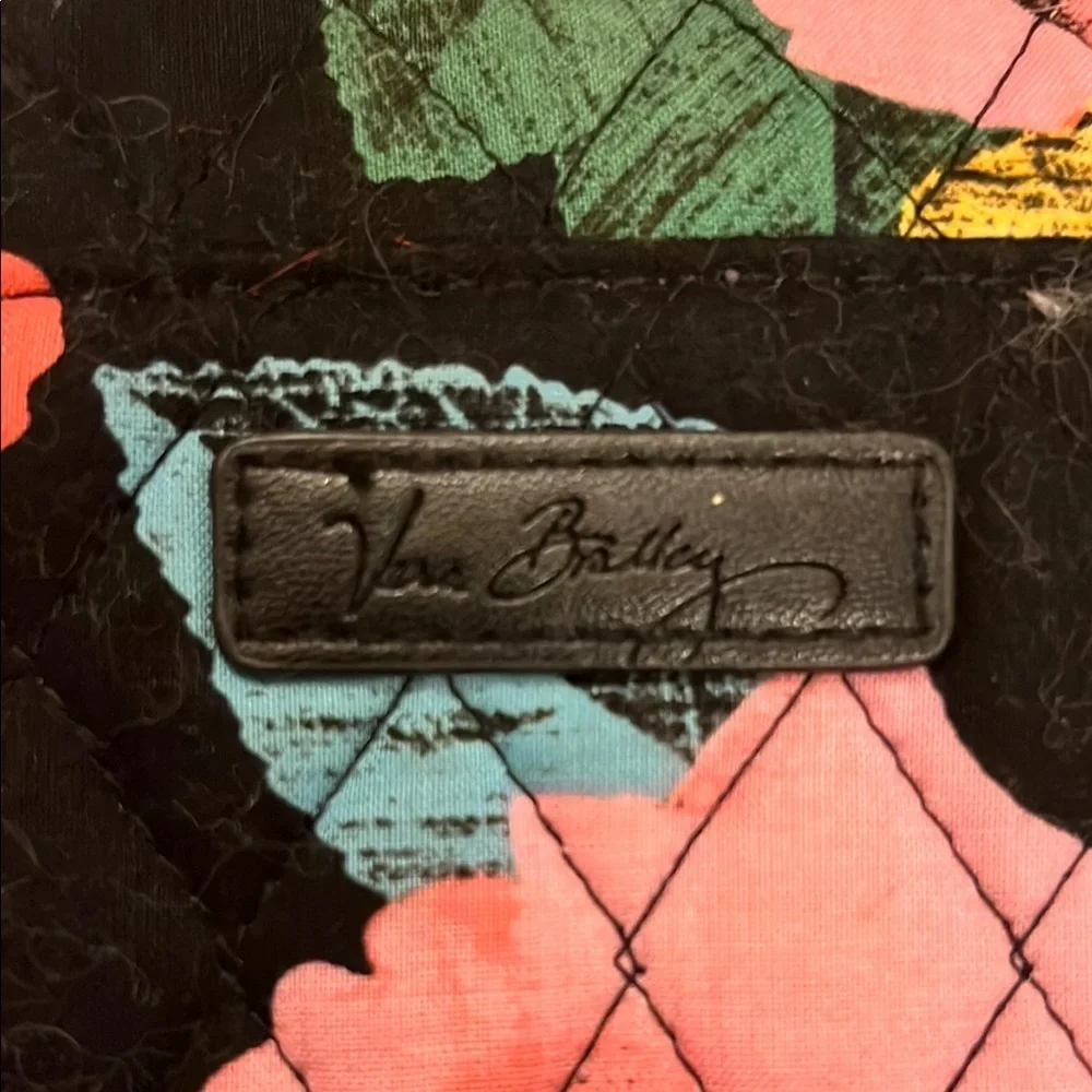 Vera Bradley Black Floral Travel Organizer